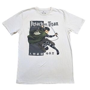 Attack on Titan Final Season Levi Tee Size M Ripple Junction Crunchyroll Anime